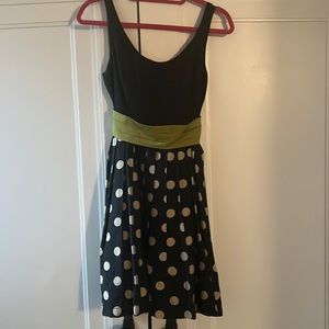 Anthropologie polka dot dress